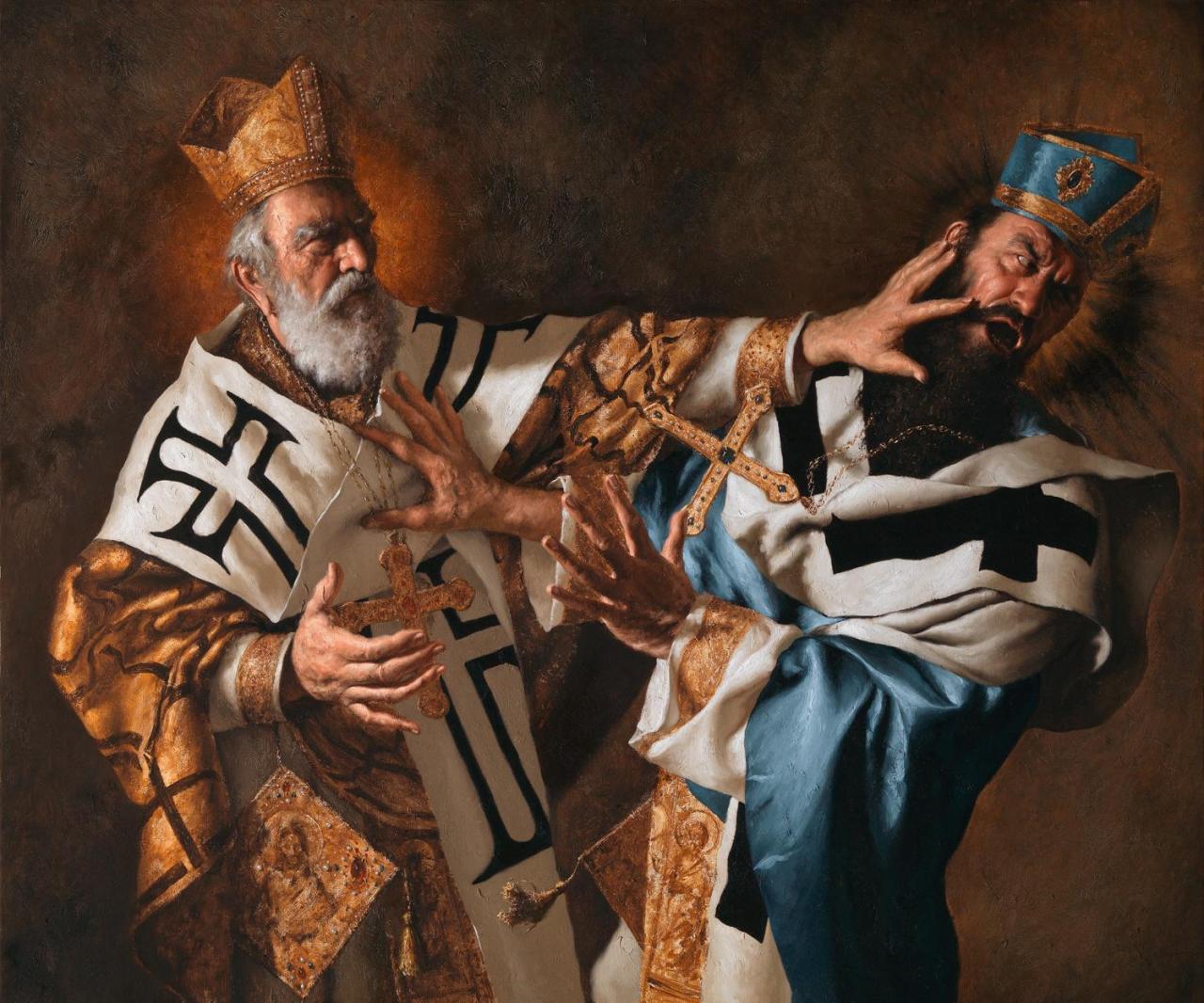 Header Image for: Did St. Nicholas Really Slap Arius?